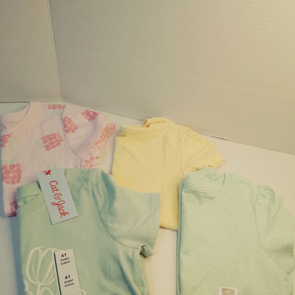 New Girls' Blouses (Size 4) — 4 Pieces